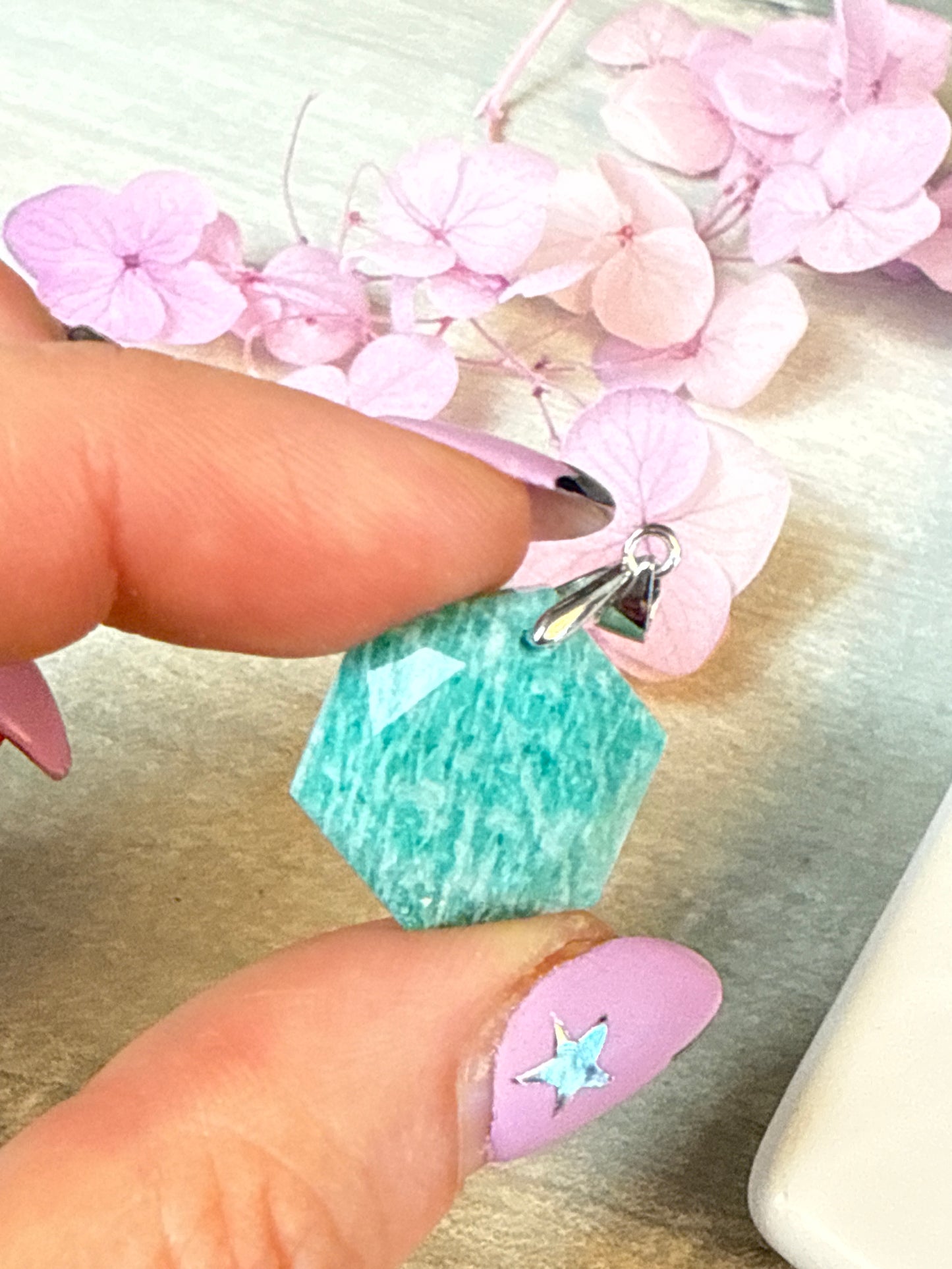 Hexagon / Star of David Sterling Pendant