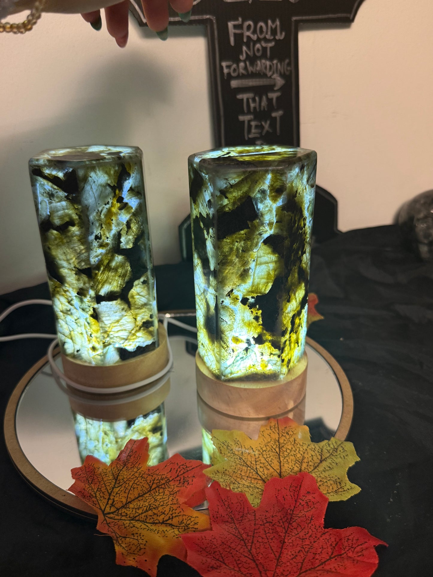 Lab Labradorite Lamp