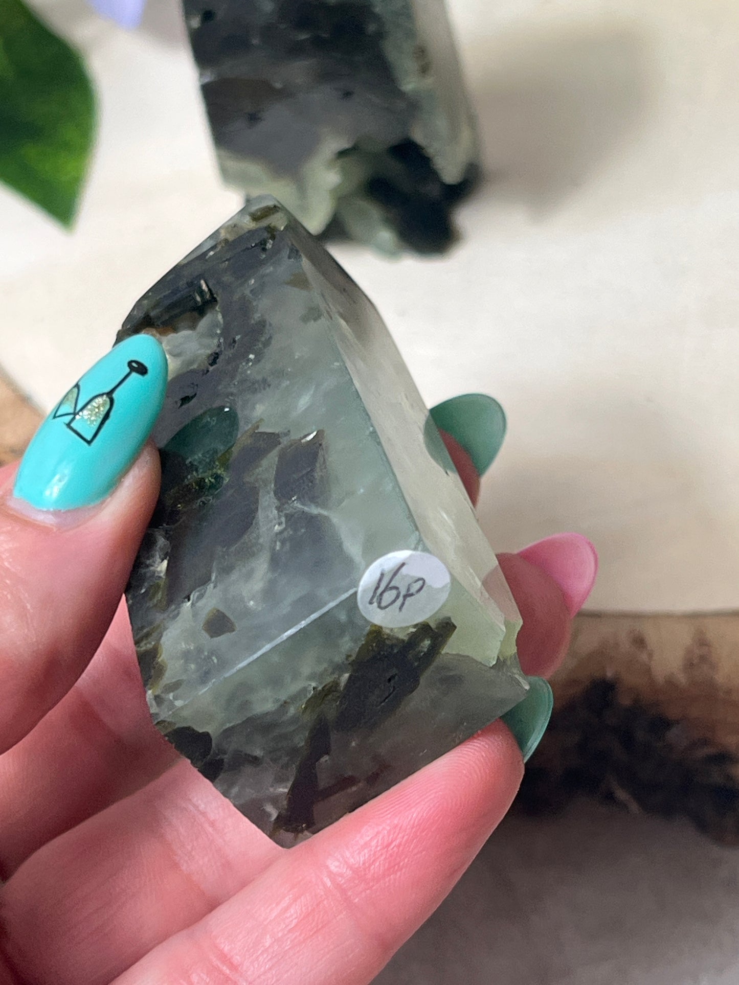 Druzy Prehnite Tower