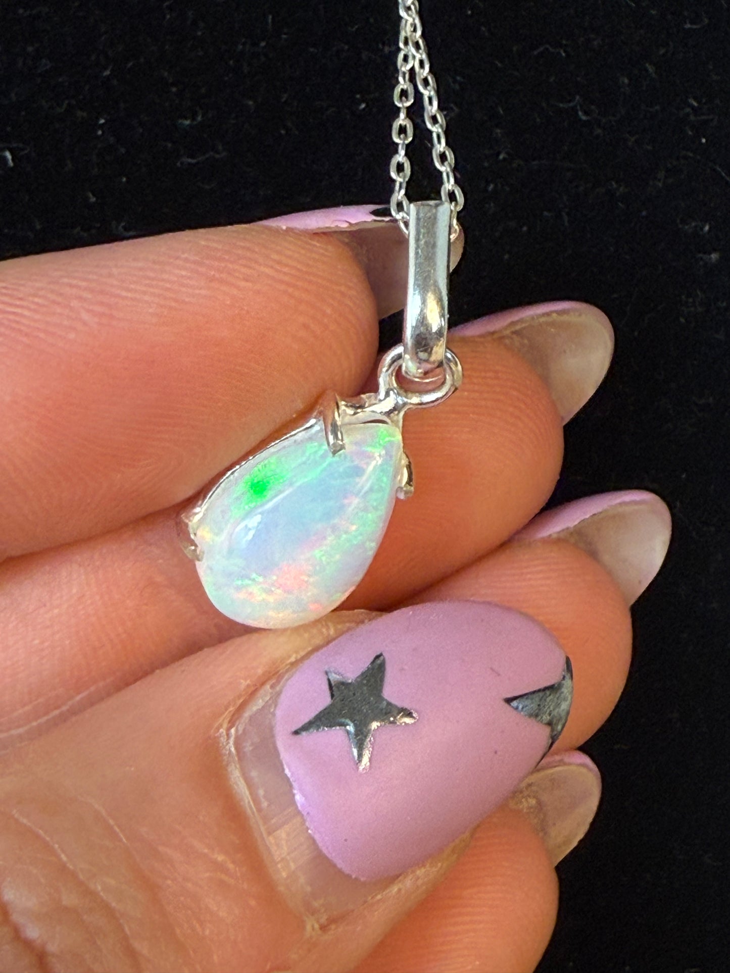 Ethiopian Opal 925 Sterling Pendant