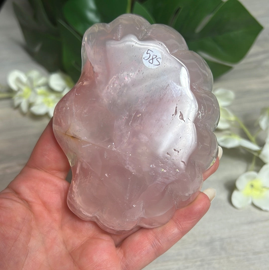 Rose Quartz Shell / Charging Bowl
