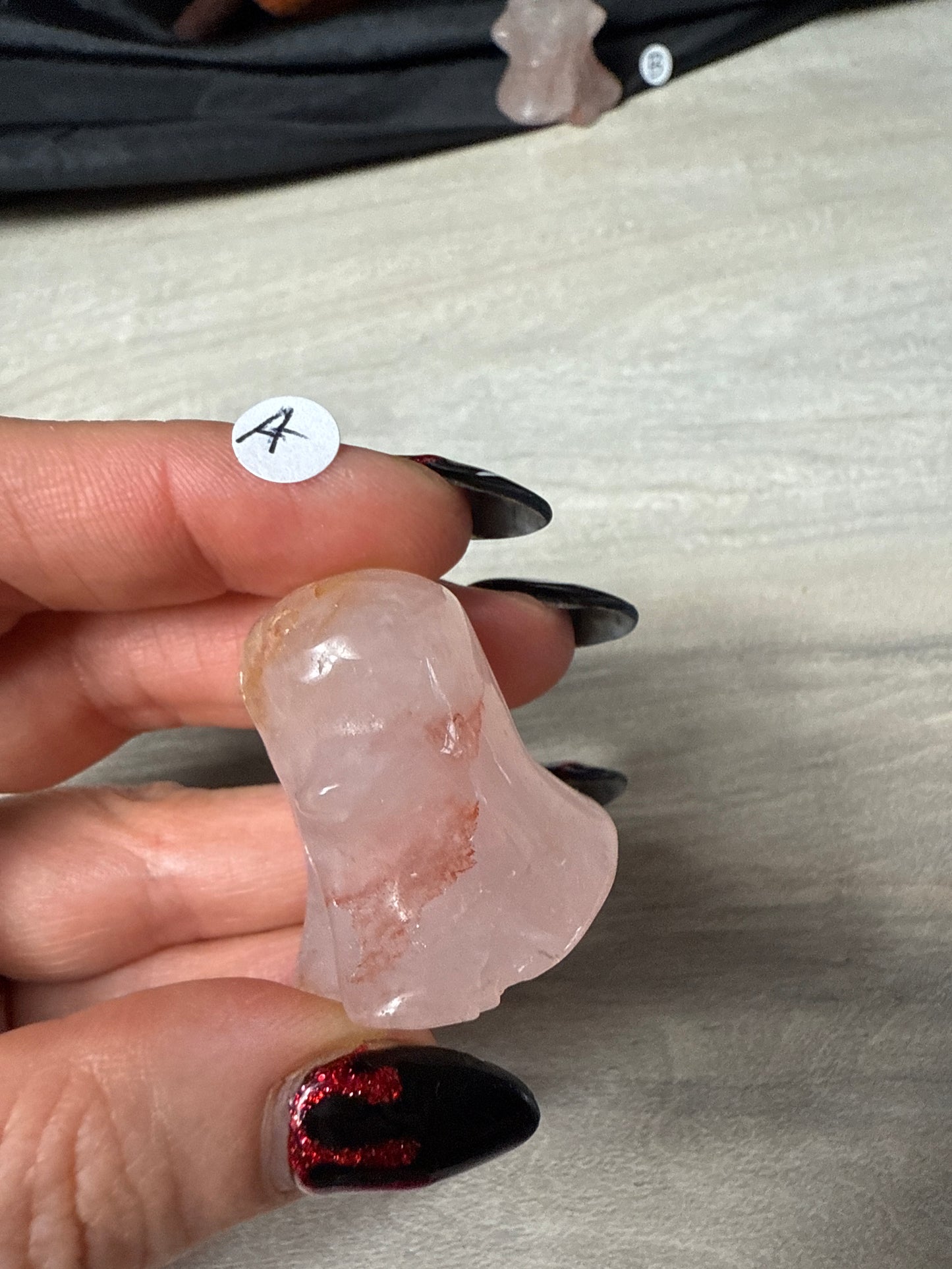 Fire quartz & garden healer ghost