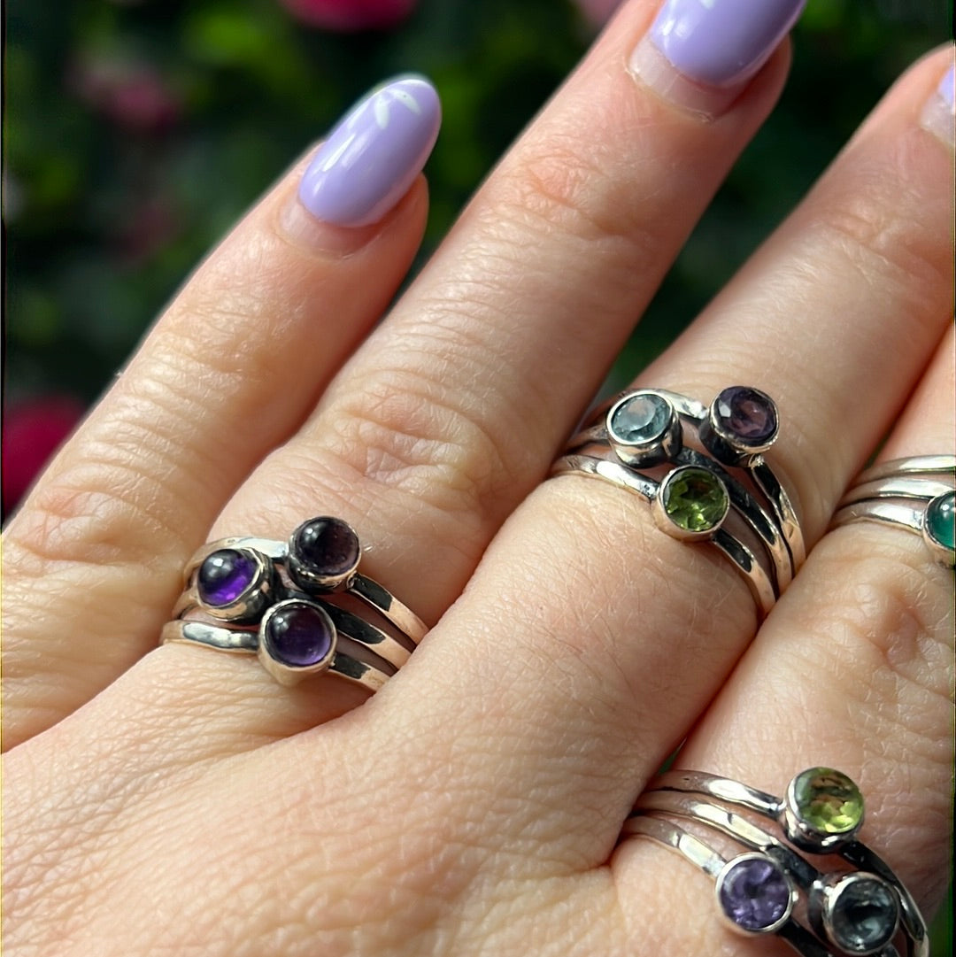 Triple Band Ring Sterling Silver 925