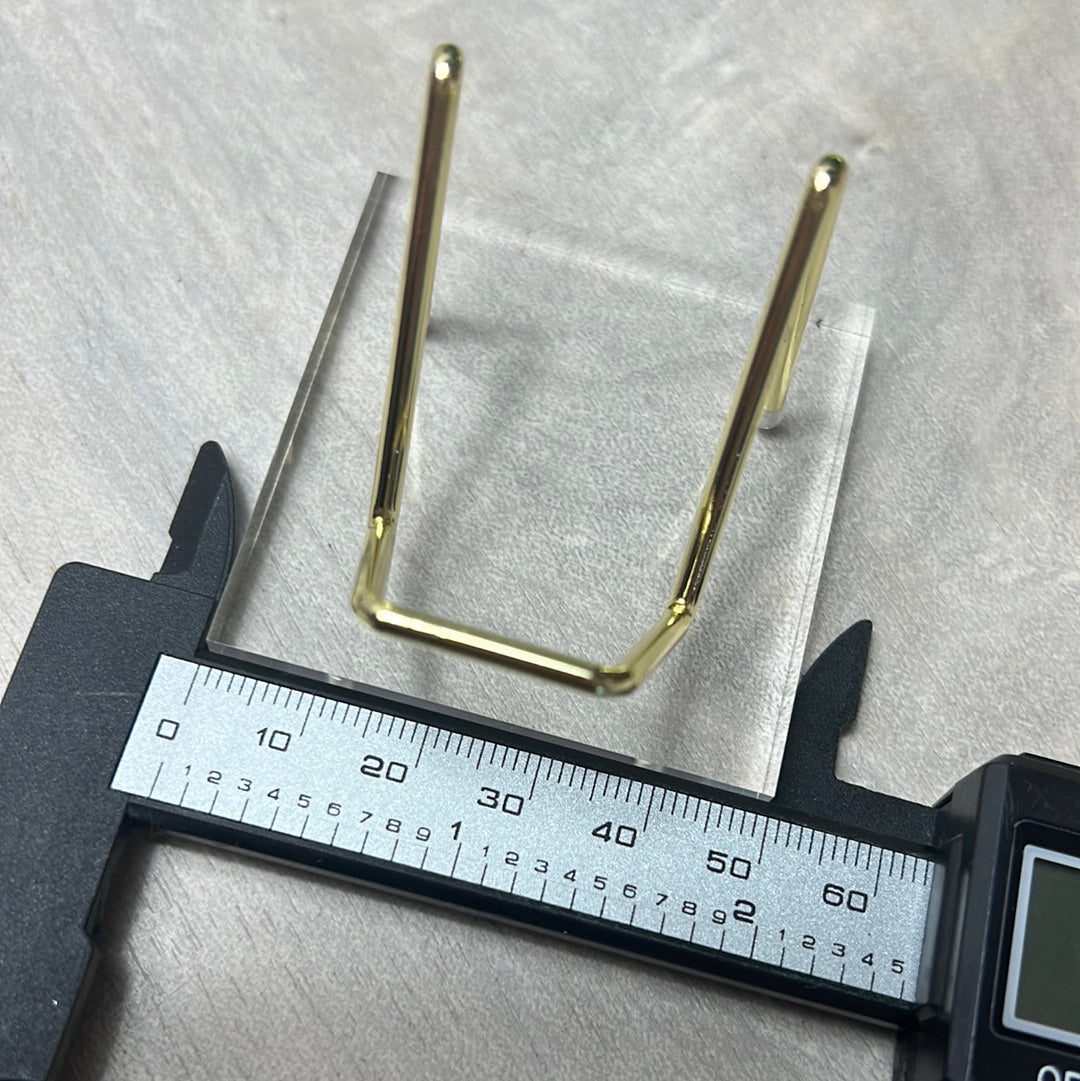 Plastic Perspex Arm Gold Display Stand