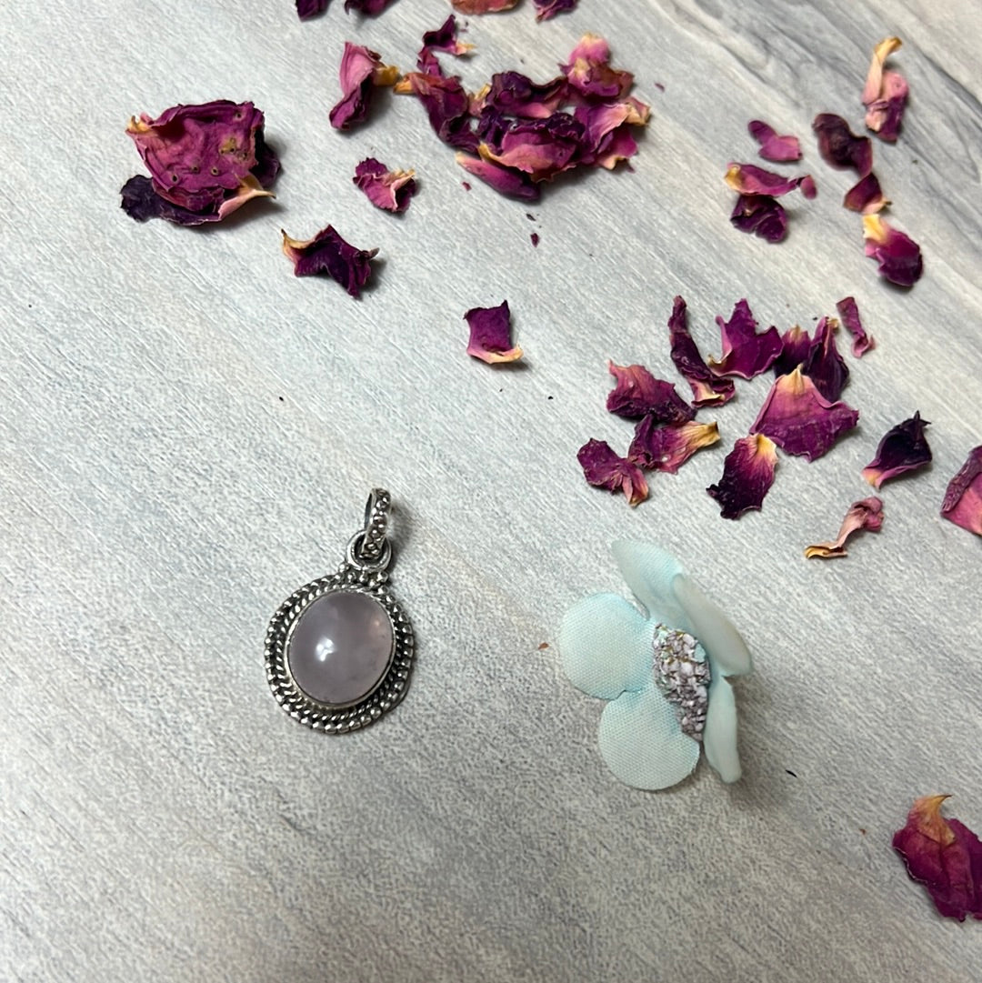 Morganite 925 Sterling Silver Pendant