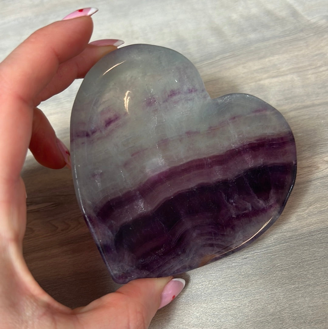 Fluorite Heart Bowl