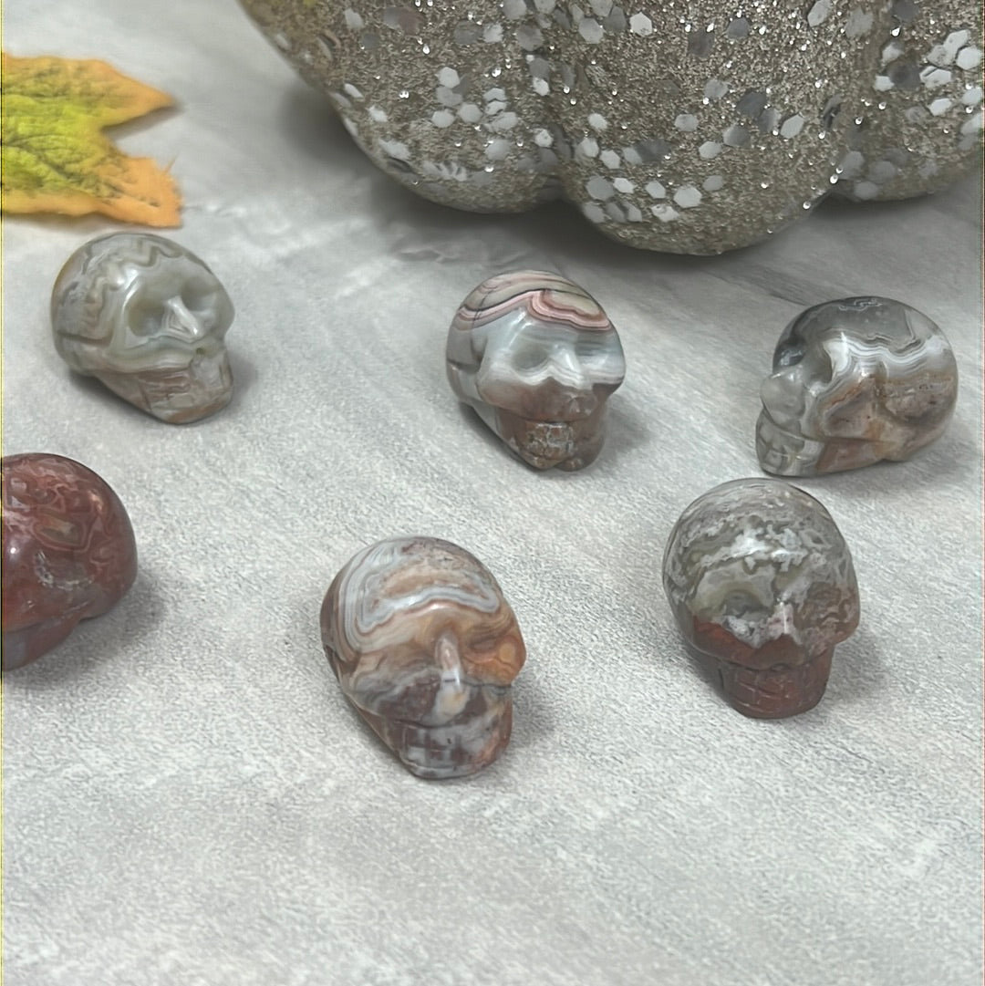 Mini Skull - Mexican Agate