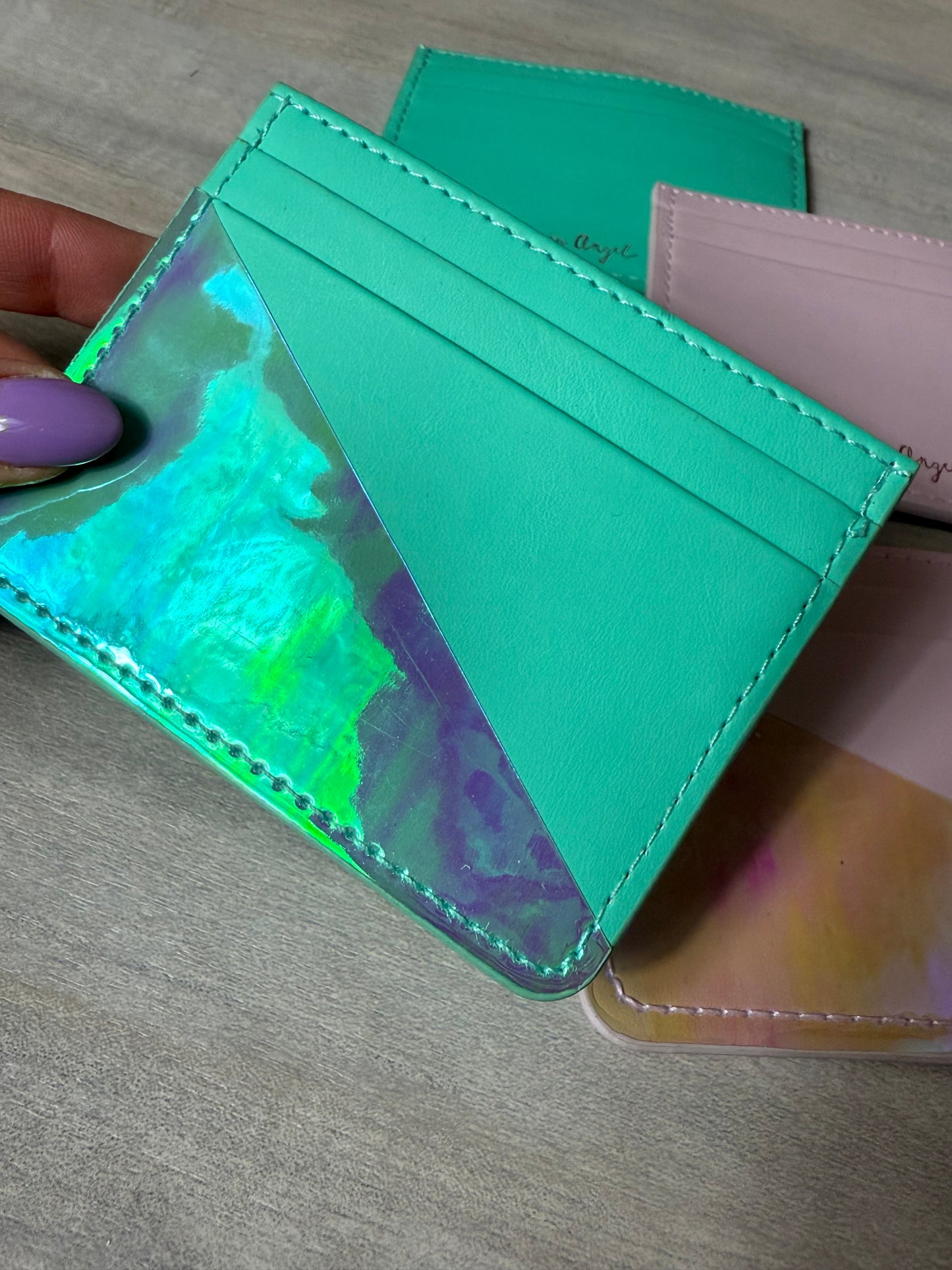 Iridescent Card Holder