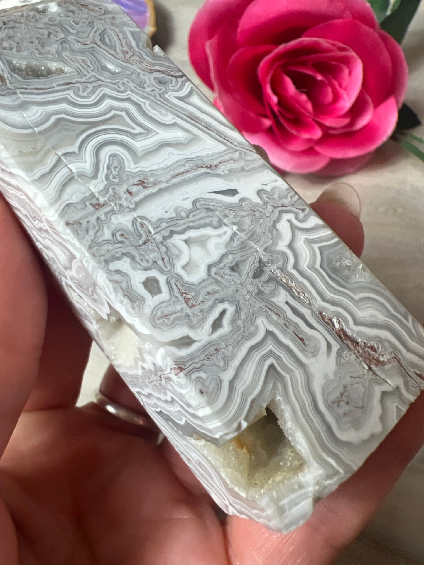 Mexican Agate tower point