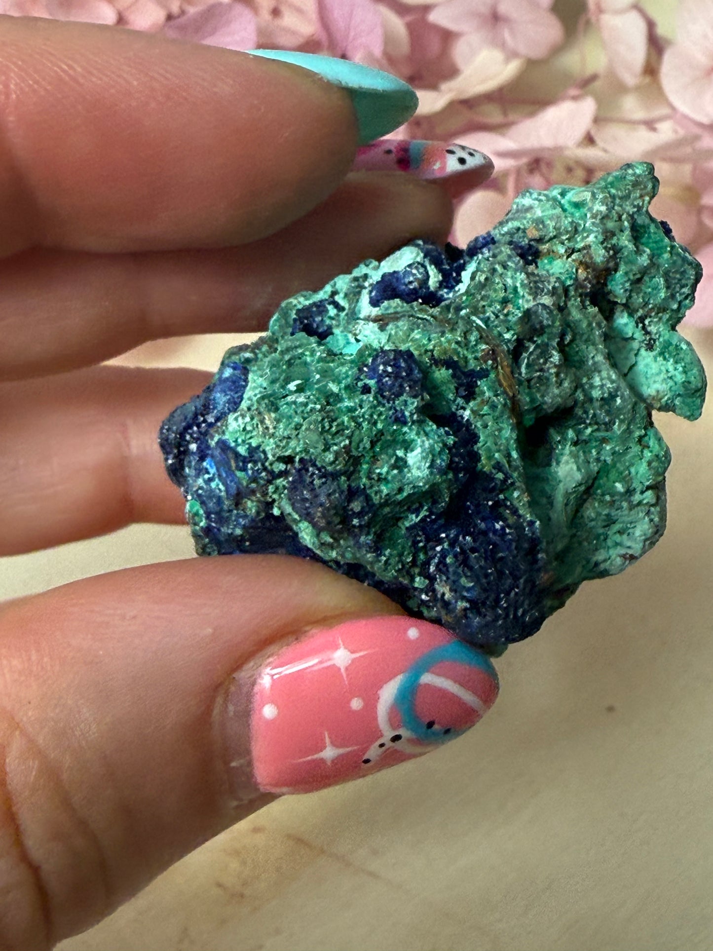 Azurite Specimen Chunk with Malachite