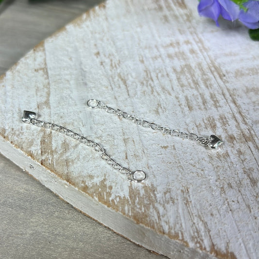 2” Extender Extension Chain - Sterling Silver 925