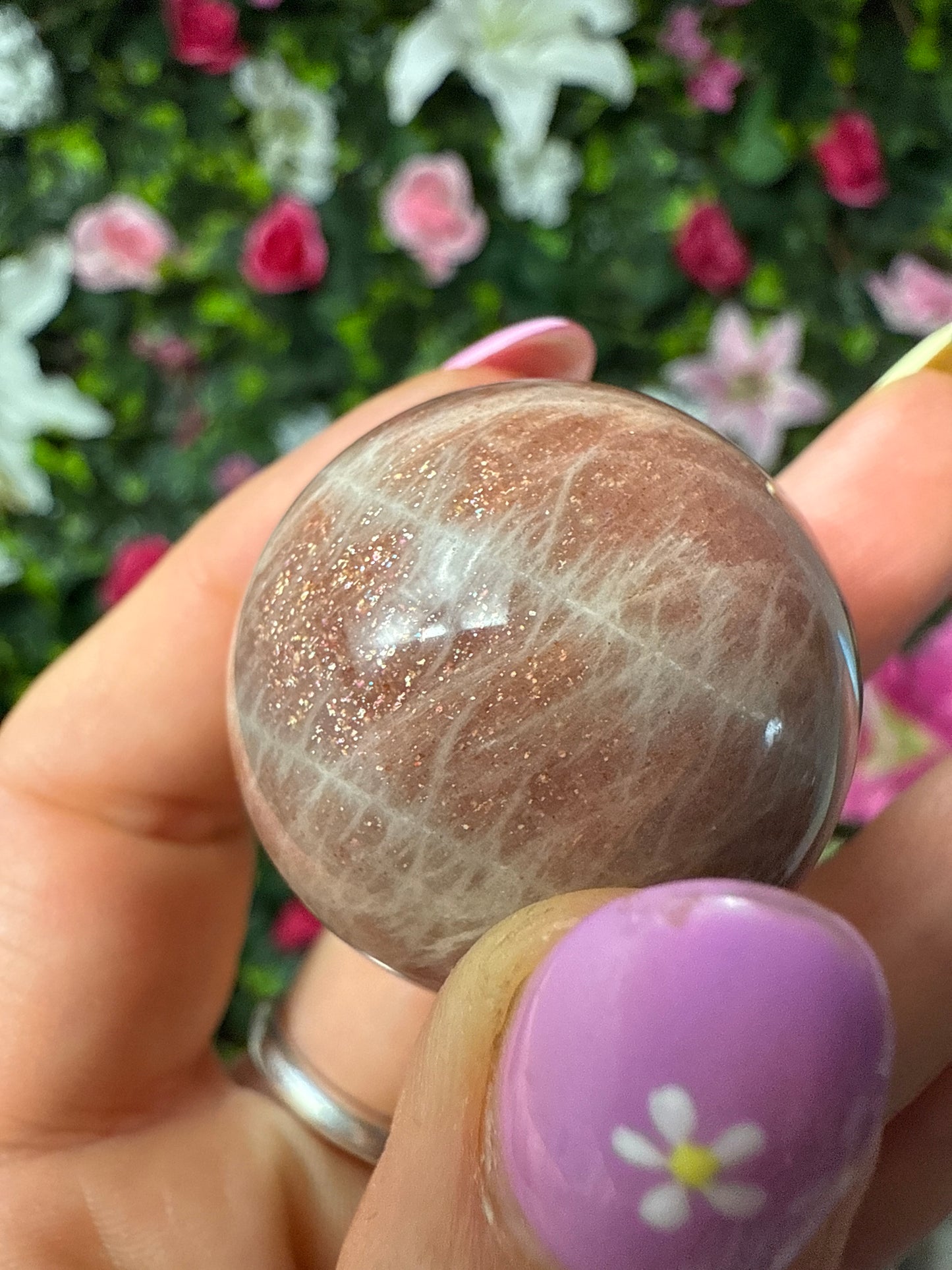 Sunstone sphere 30mm