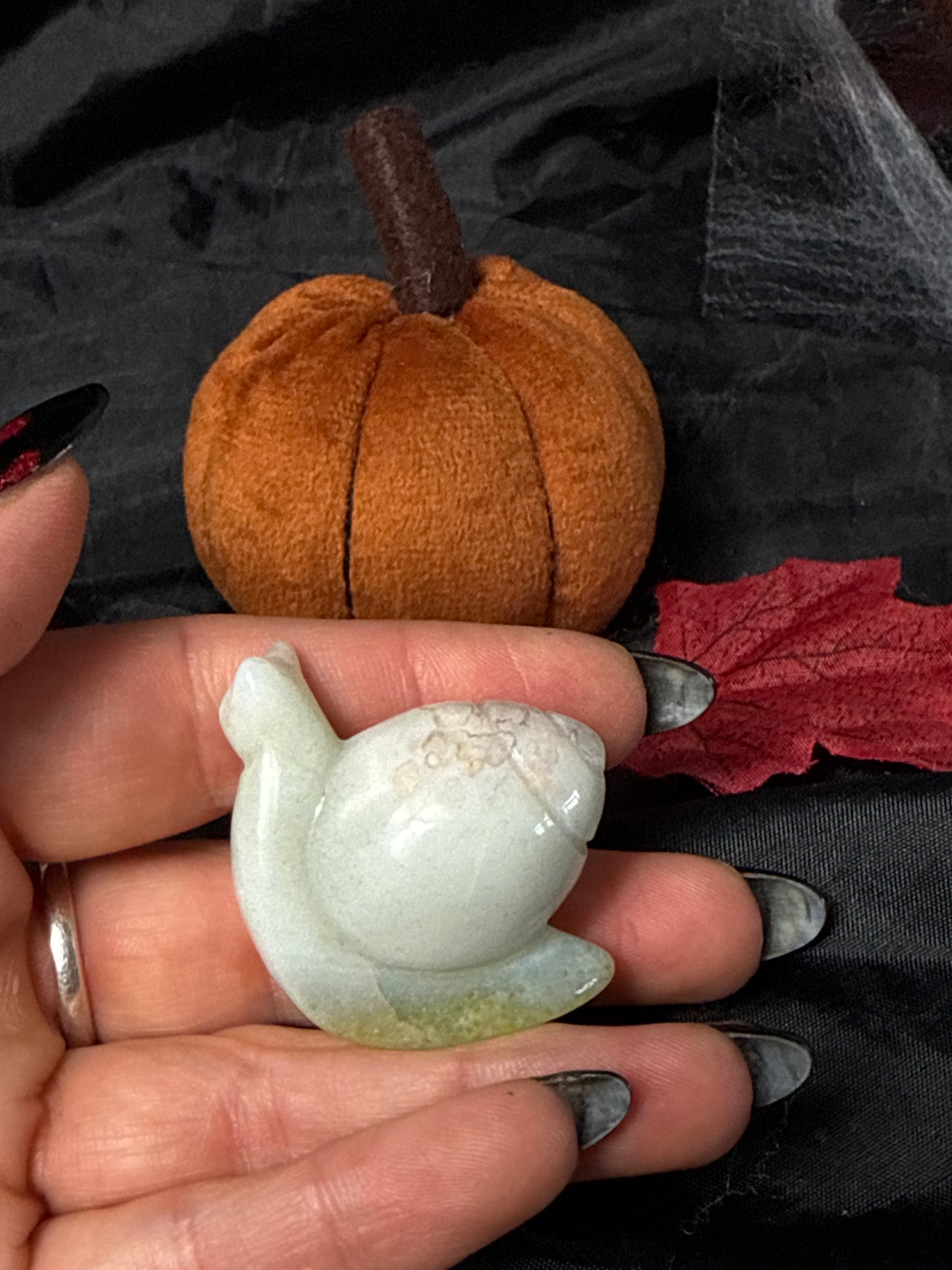 Green Flower Agate Snail