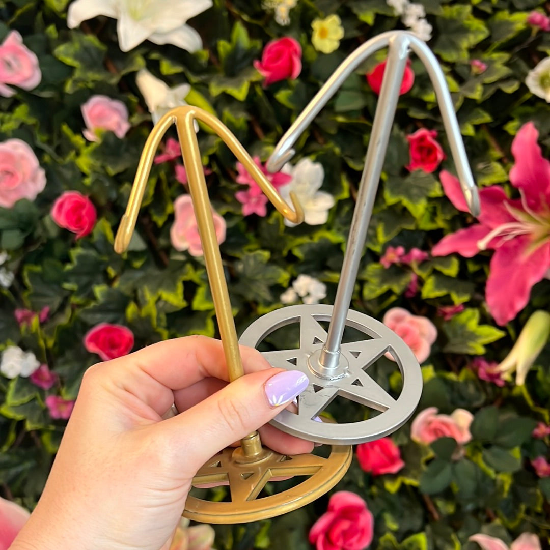 Star - stand Metal Display moon slice heart