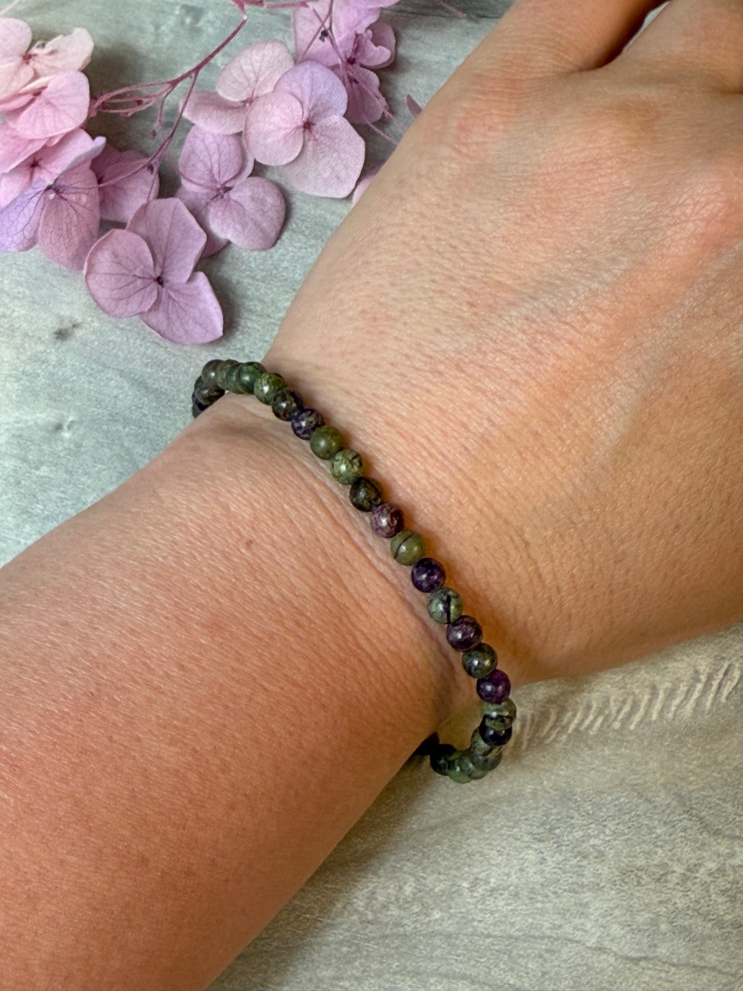 Rare Atlantasite 4mm Bead Bracelet
