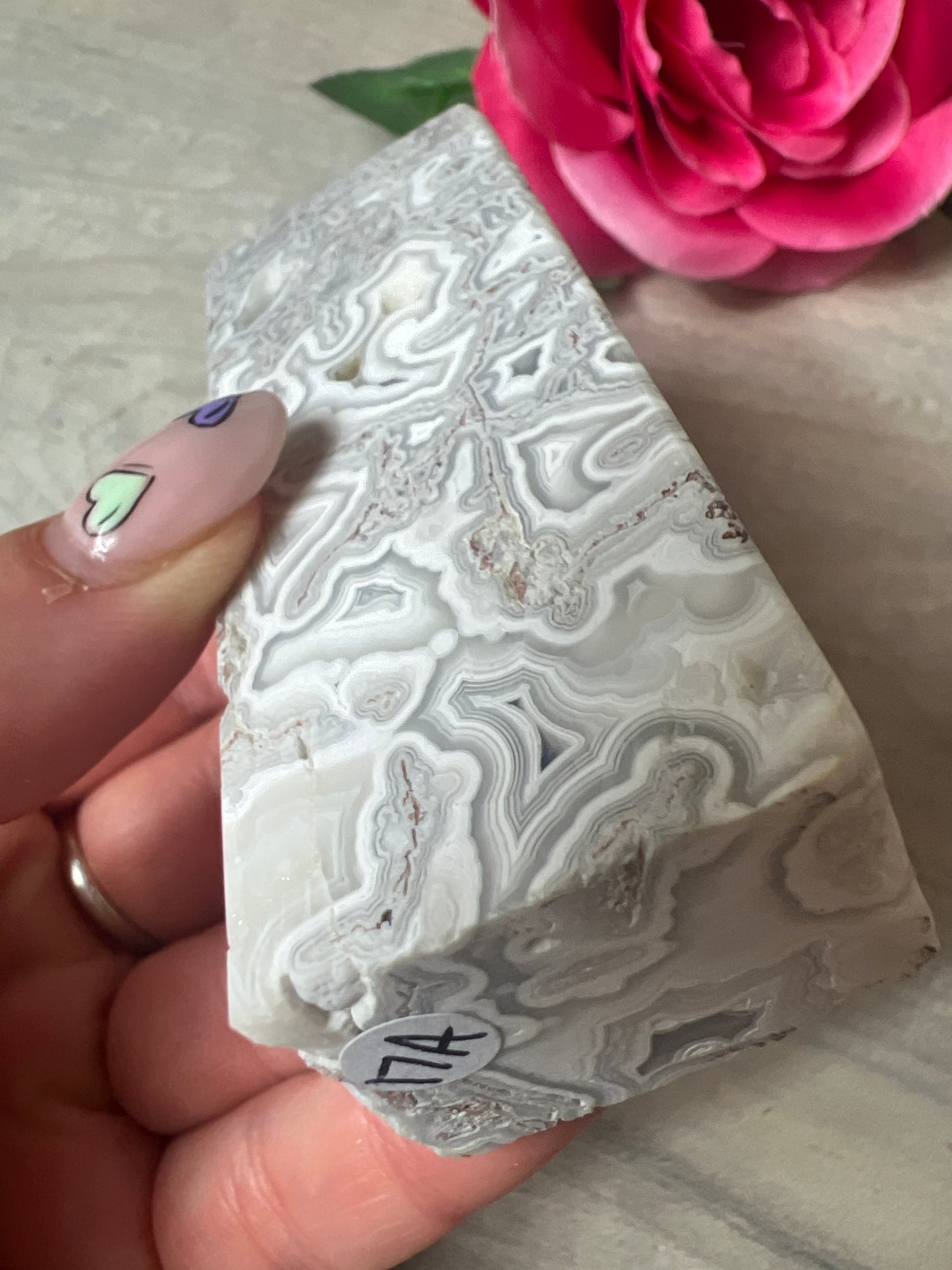 Mexican Agate tower point