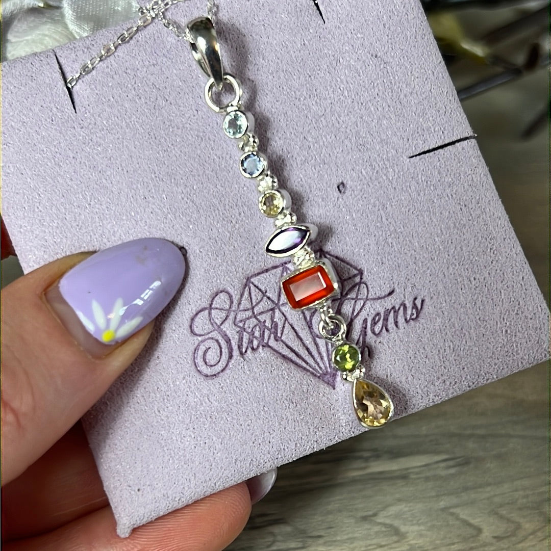 Chakra Multi Sterling 925 Pendant