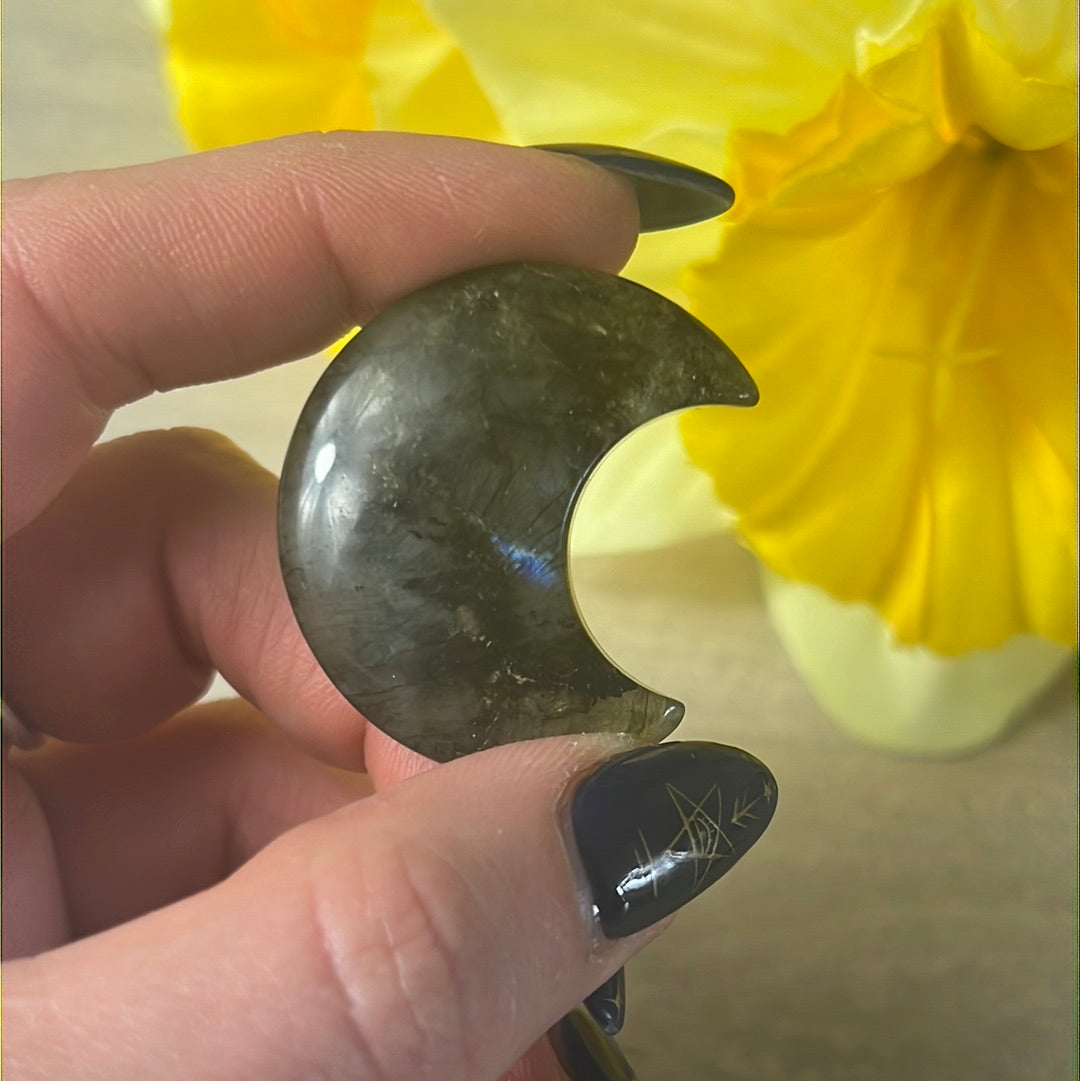 Lab Labradorite Moon