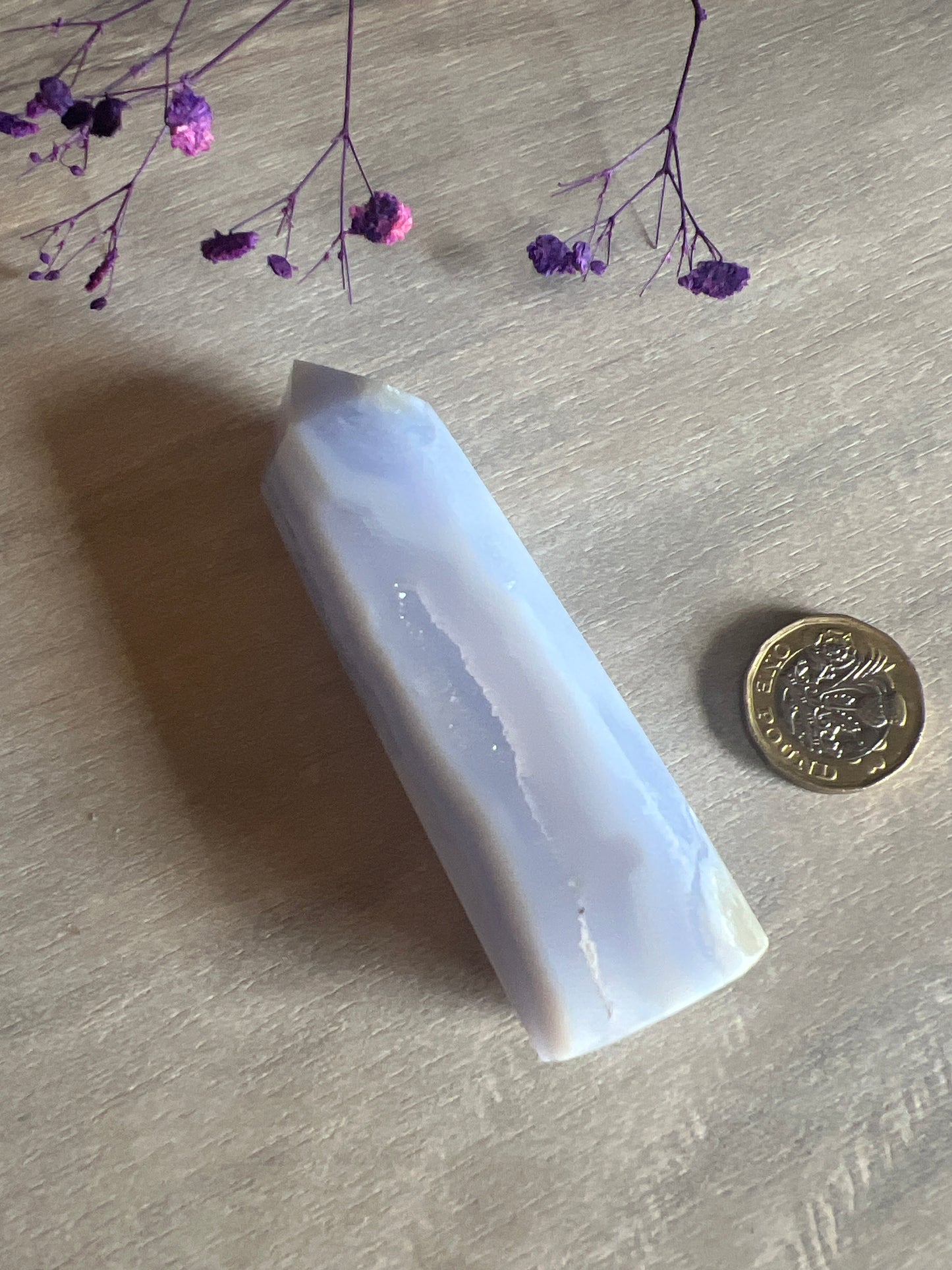 Blue Lace Agate Tower Point