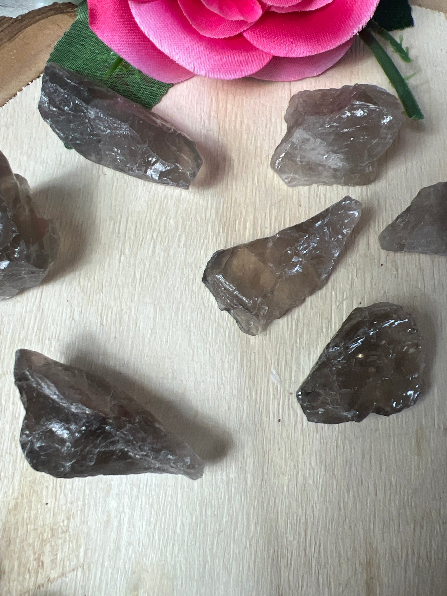 Raw Small Smoky Quartz Specimen Tumble