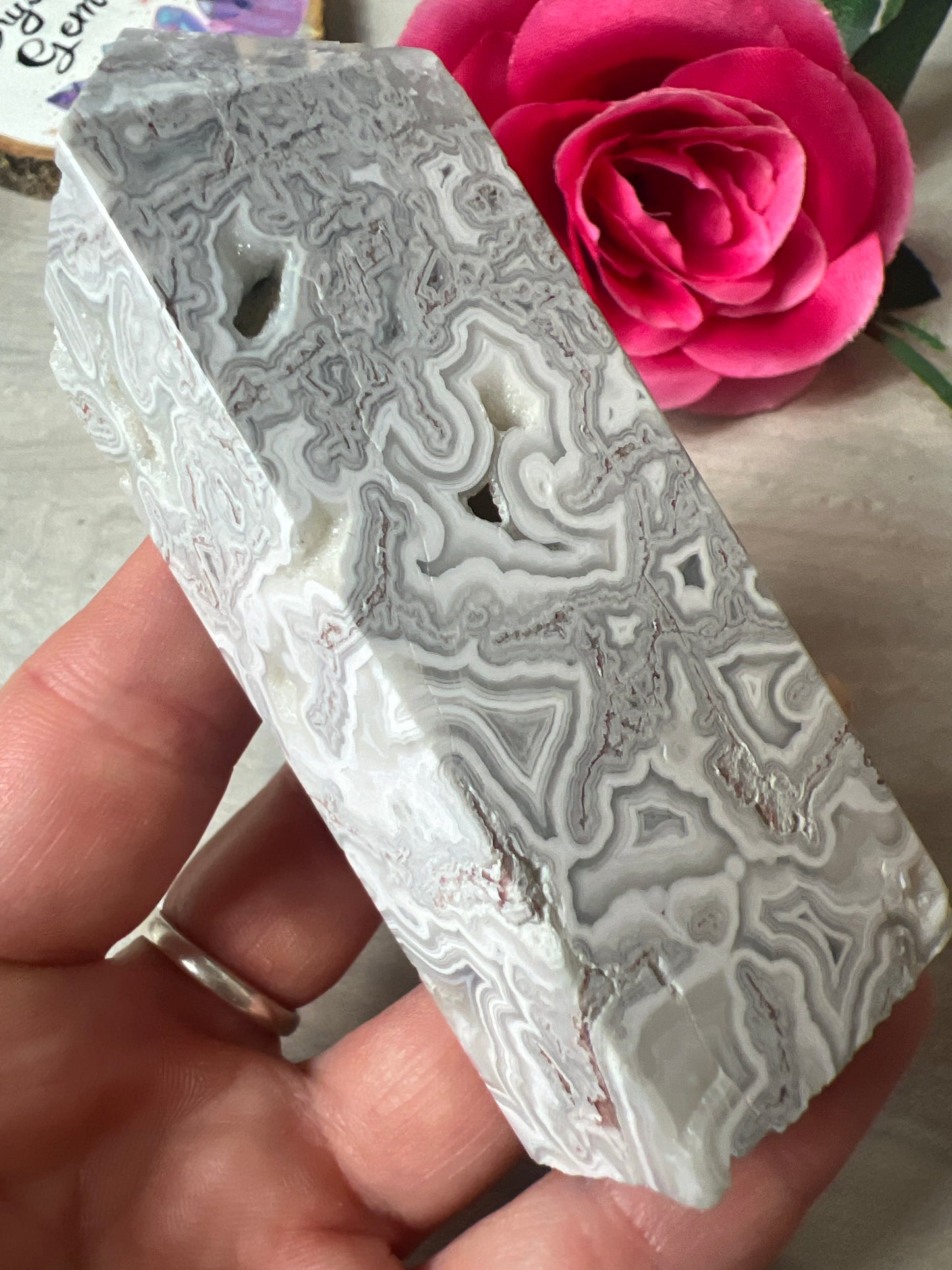 Mexican Agate tower point