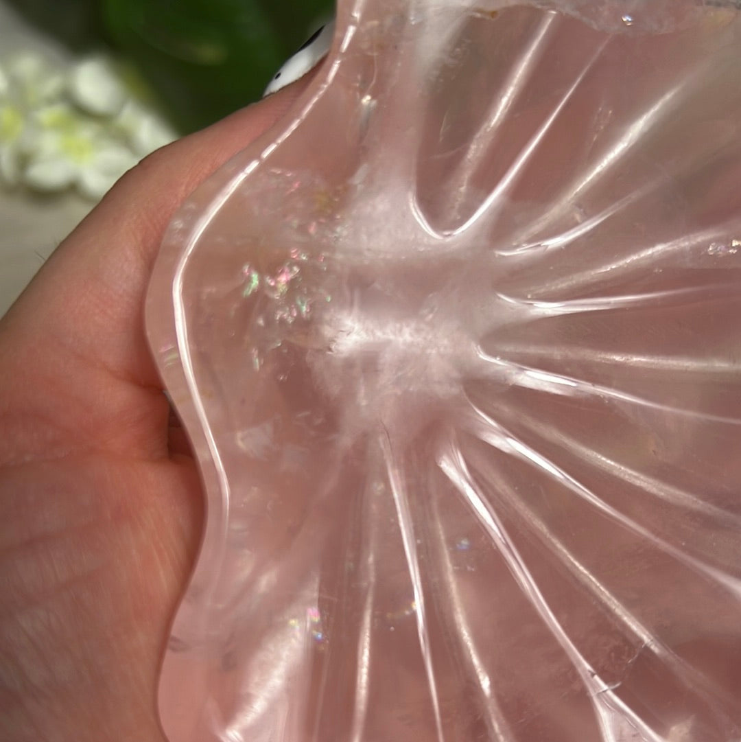Rose Quartz Shell / Charging Bowl