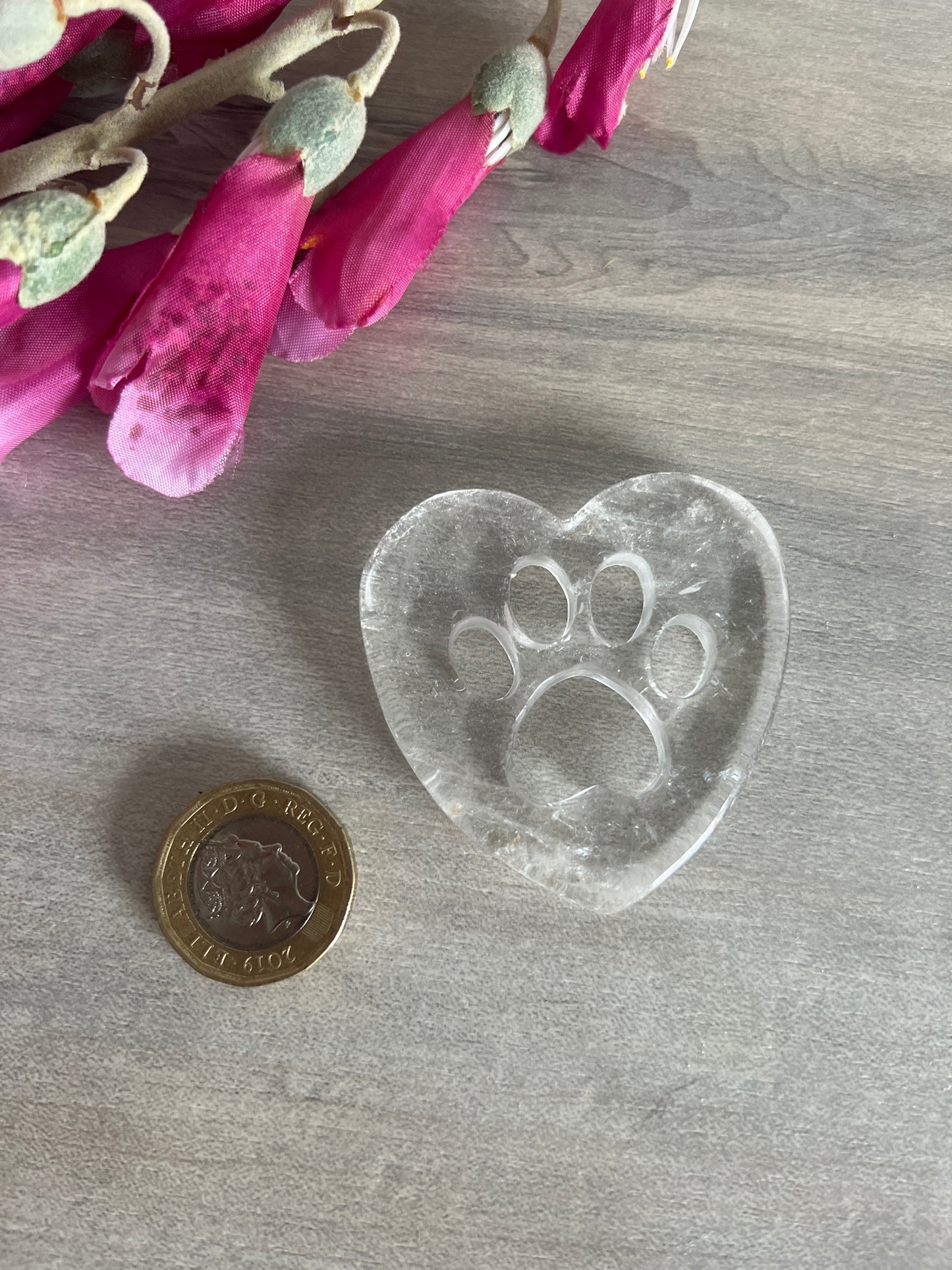 Heart Paw Print - pet Rembrance memorial grief animal lover gift