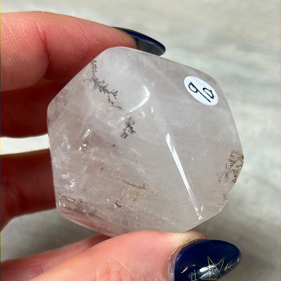 Pyrite in Quartz Freeform Polished Specimen