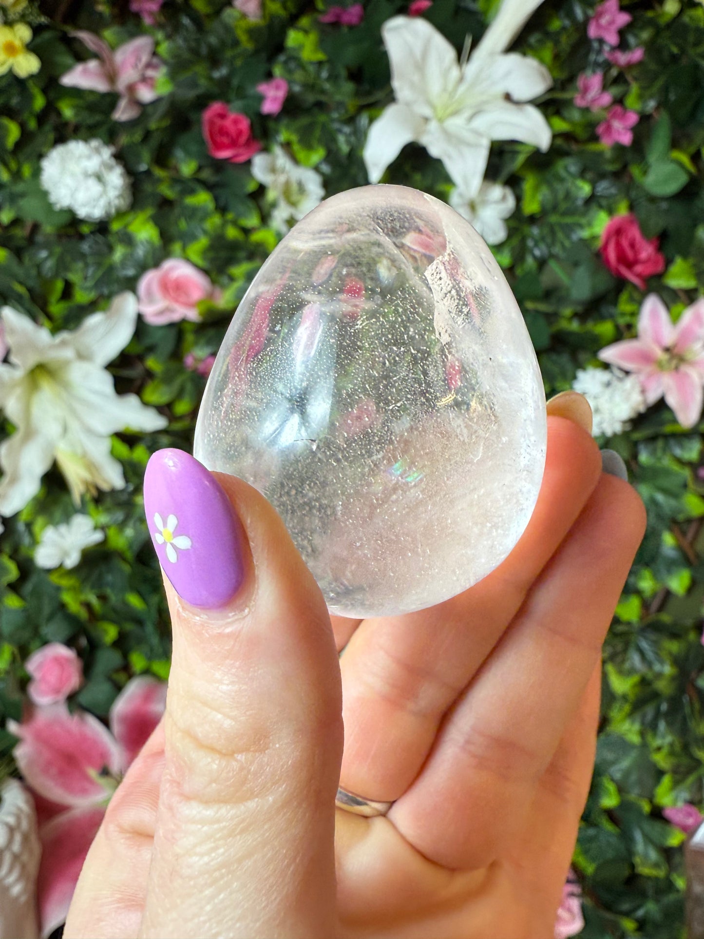 Clear Quartz Egg