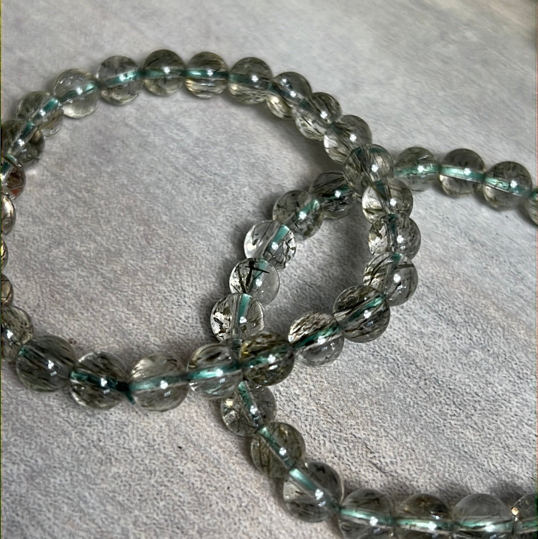 AA Green Rutile Bracelet