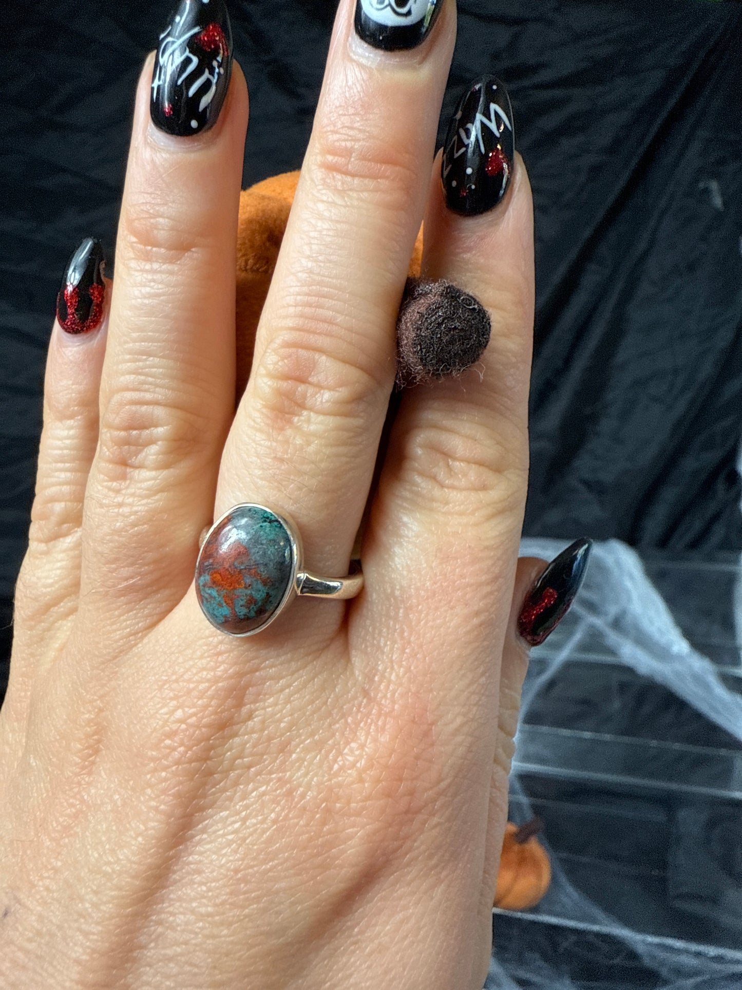 Sorona Sunrise 925 Sterling Silver Ring - Size P 1/2