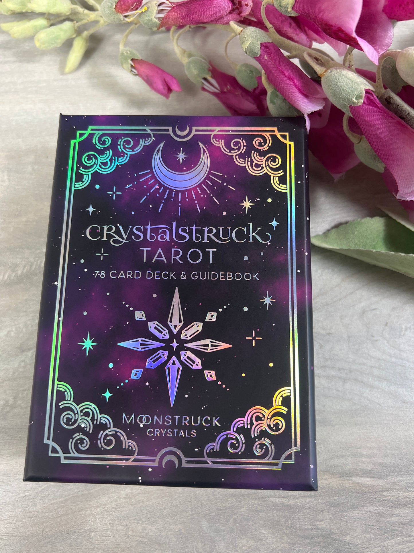 GOLD Crystalstruck Tarot Cards Card Deck - By Moonstruck Crystals
