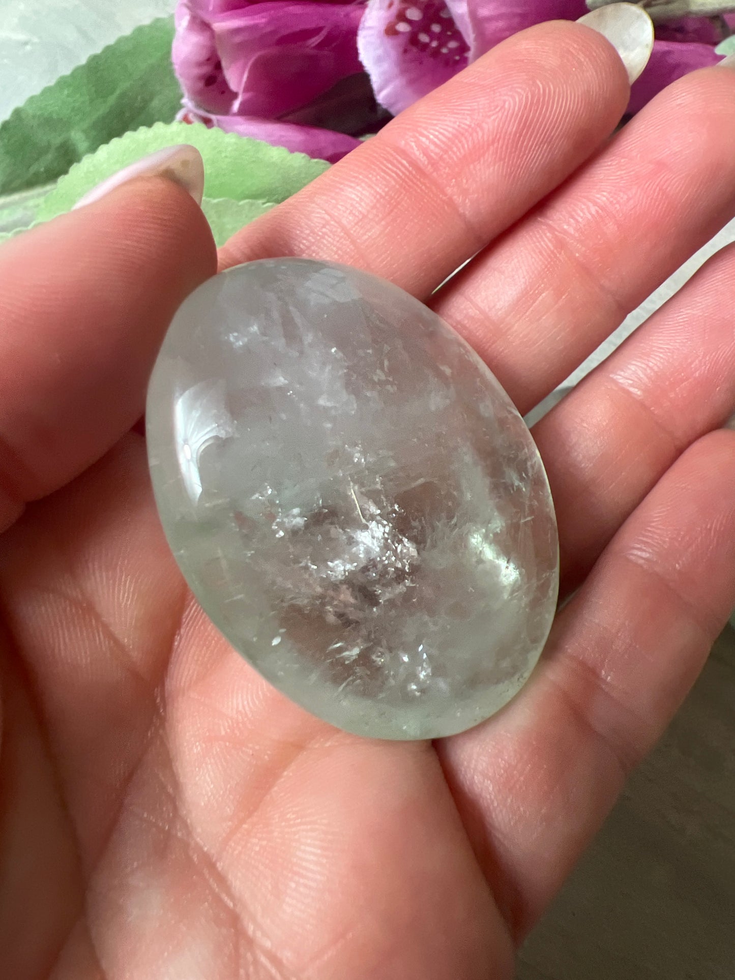 Prasolite Green Amethyst Palm