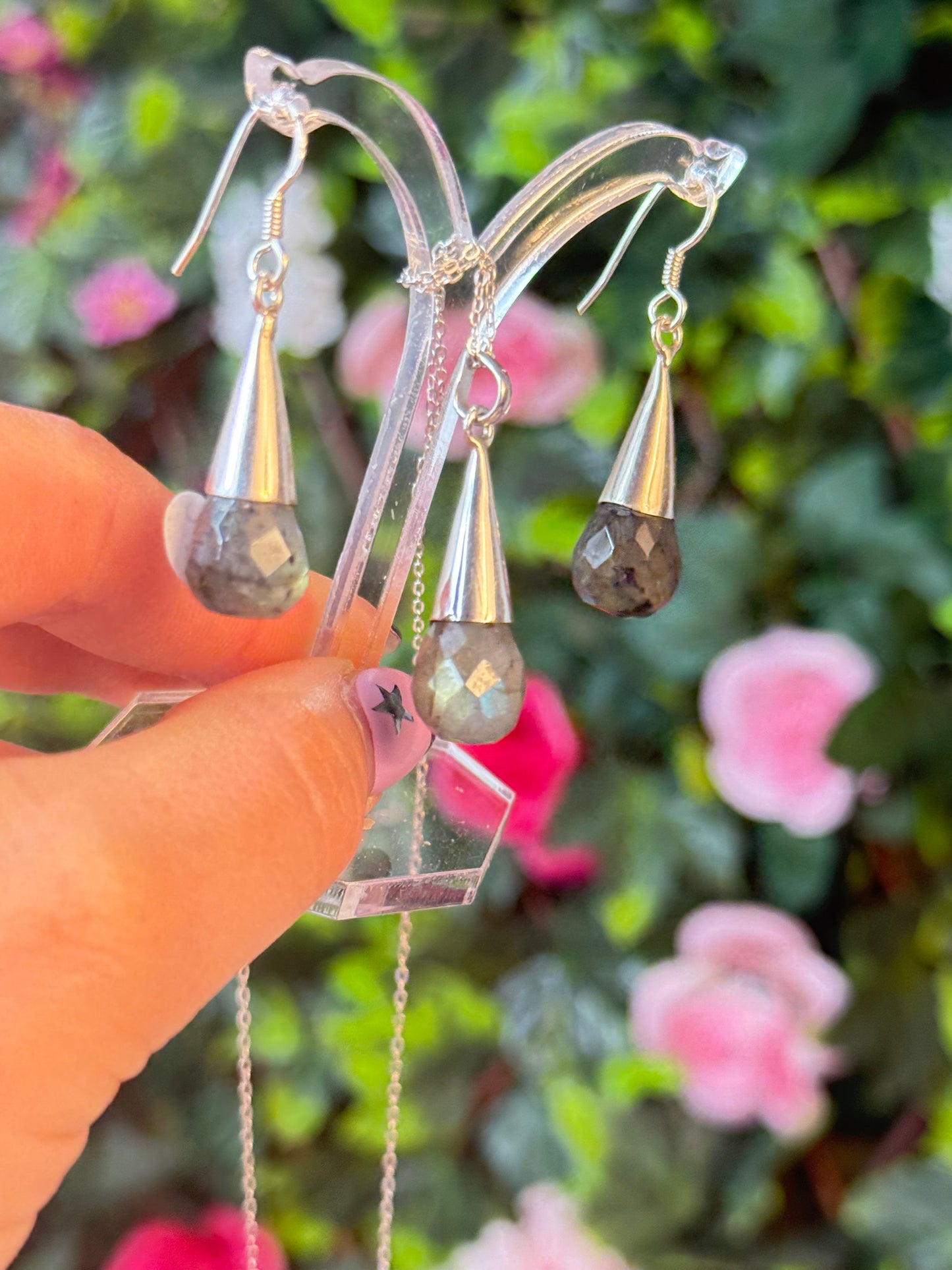 Drop 925 Sterling Silver Earrings