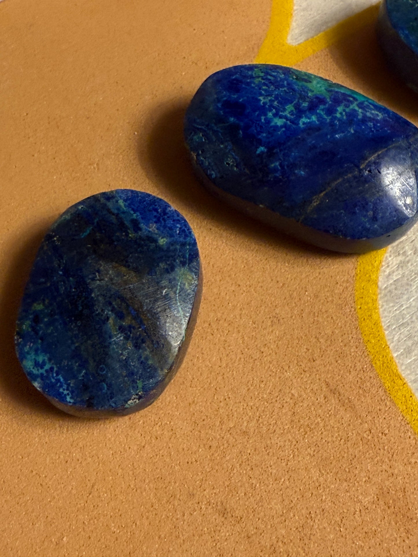 Azurite Palm Stone