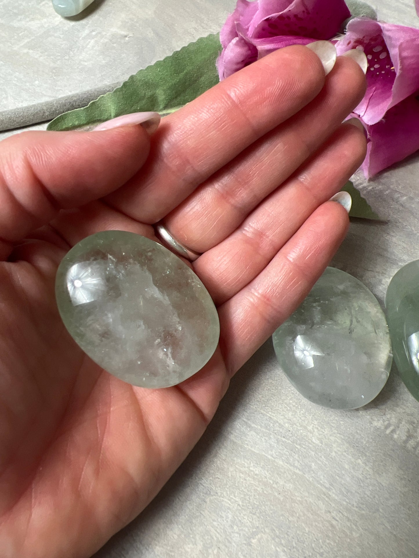 Prasolite Green Amethyst Palm