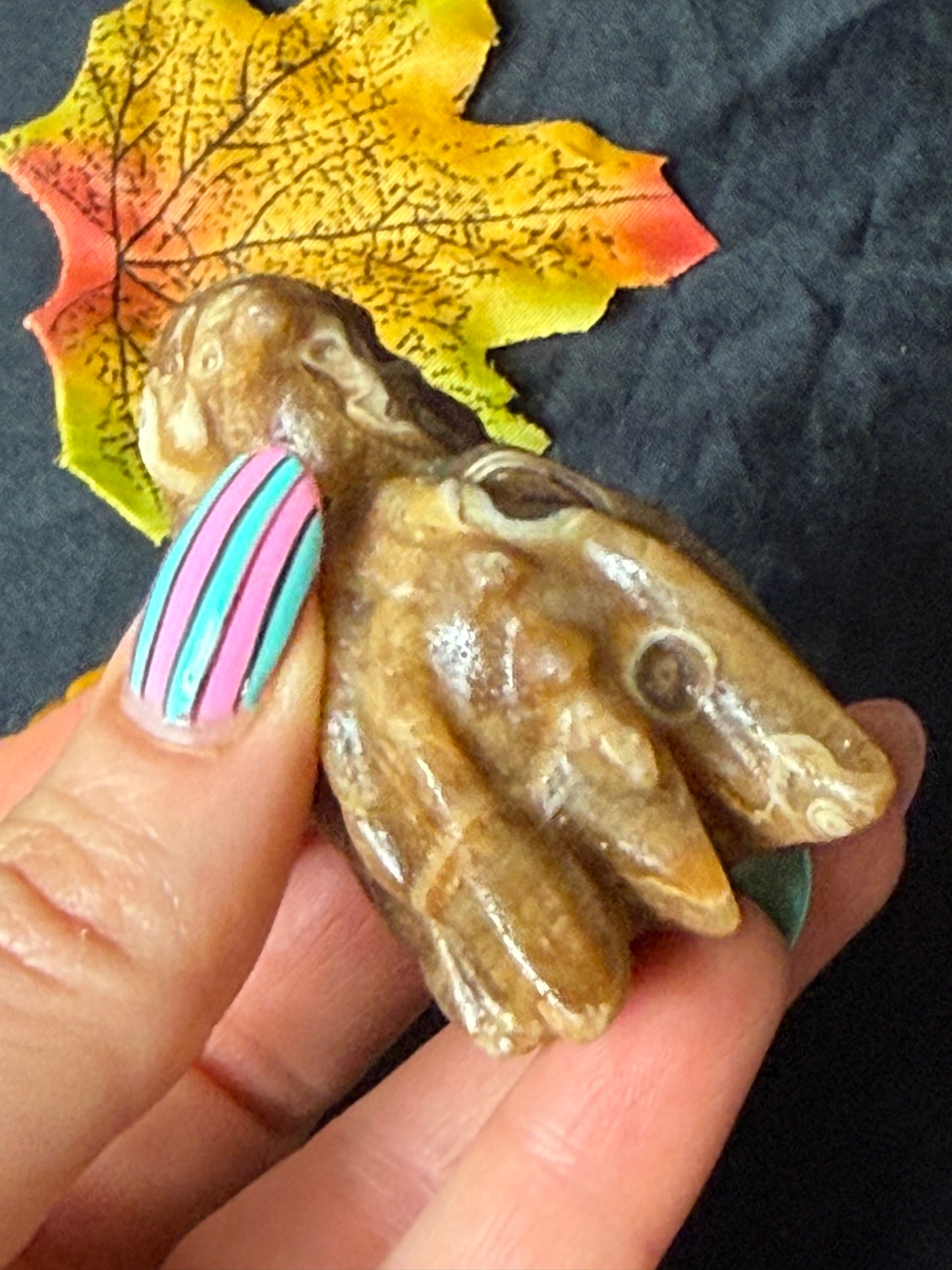 Honey Calcite Dragon