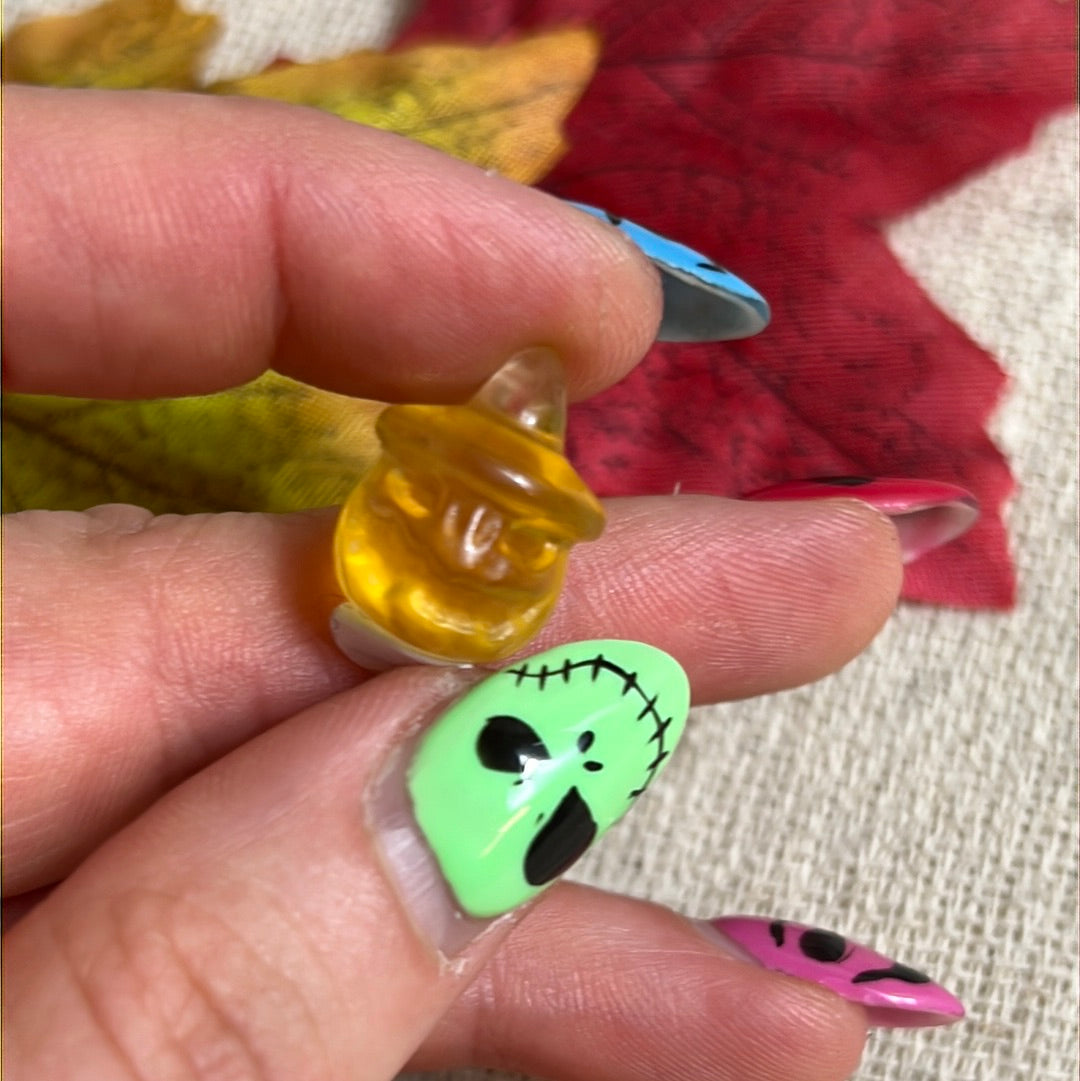 Mini Yellow Fluorite Pumpkin