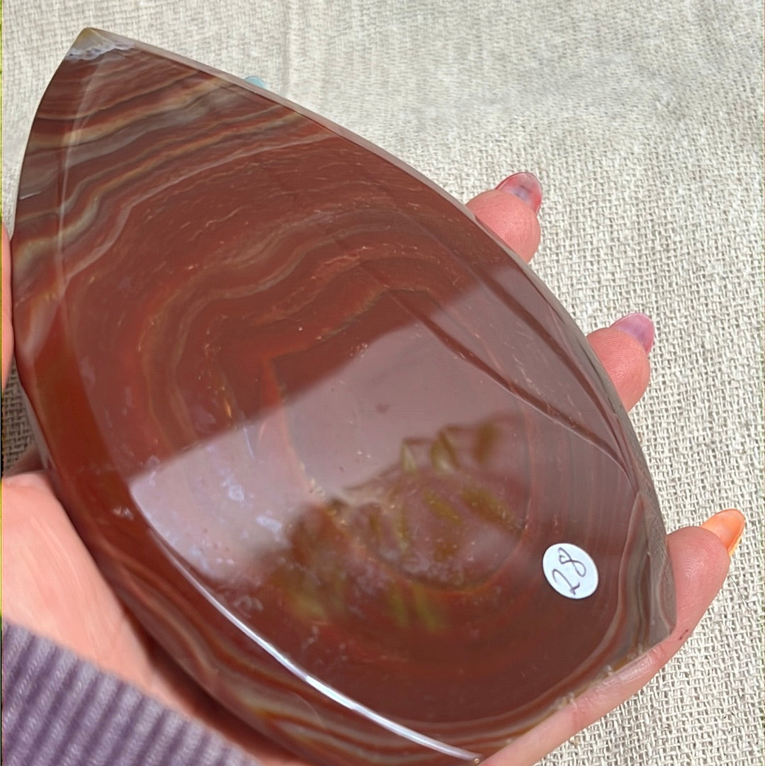 Carnelian Freeform Flame