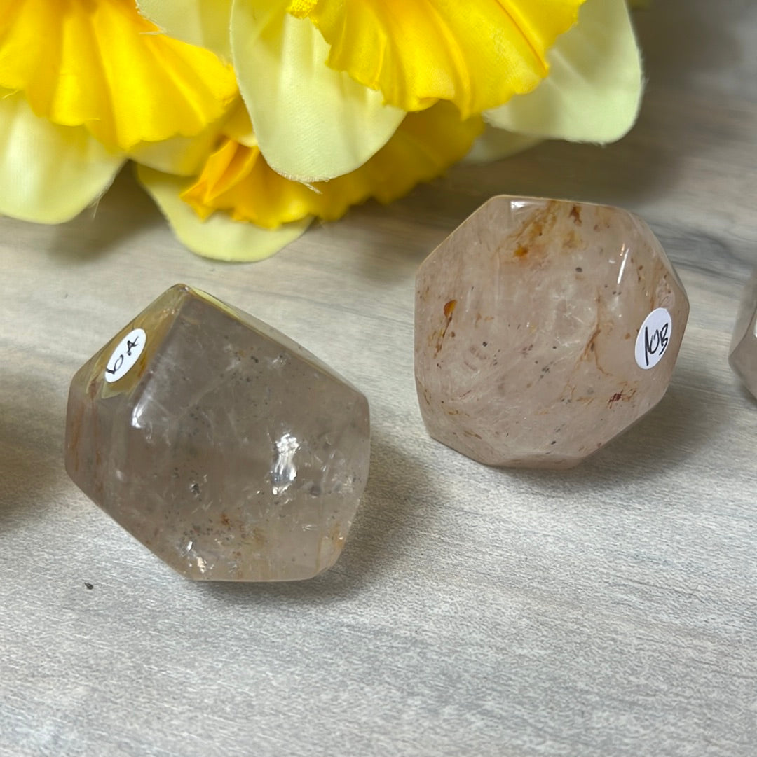 Pyrite in Quartz Freeform Polished Specimen