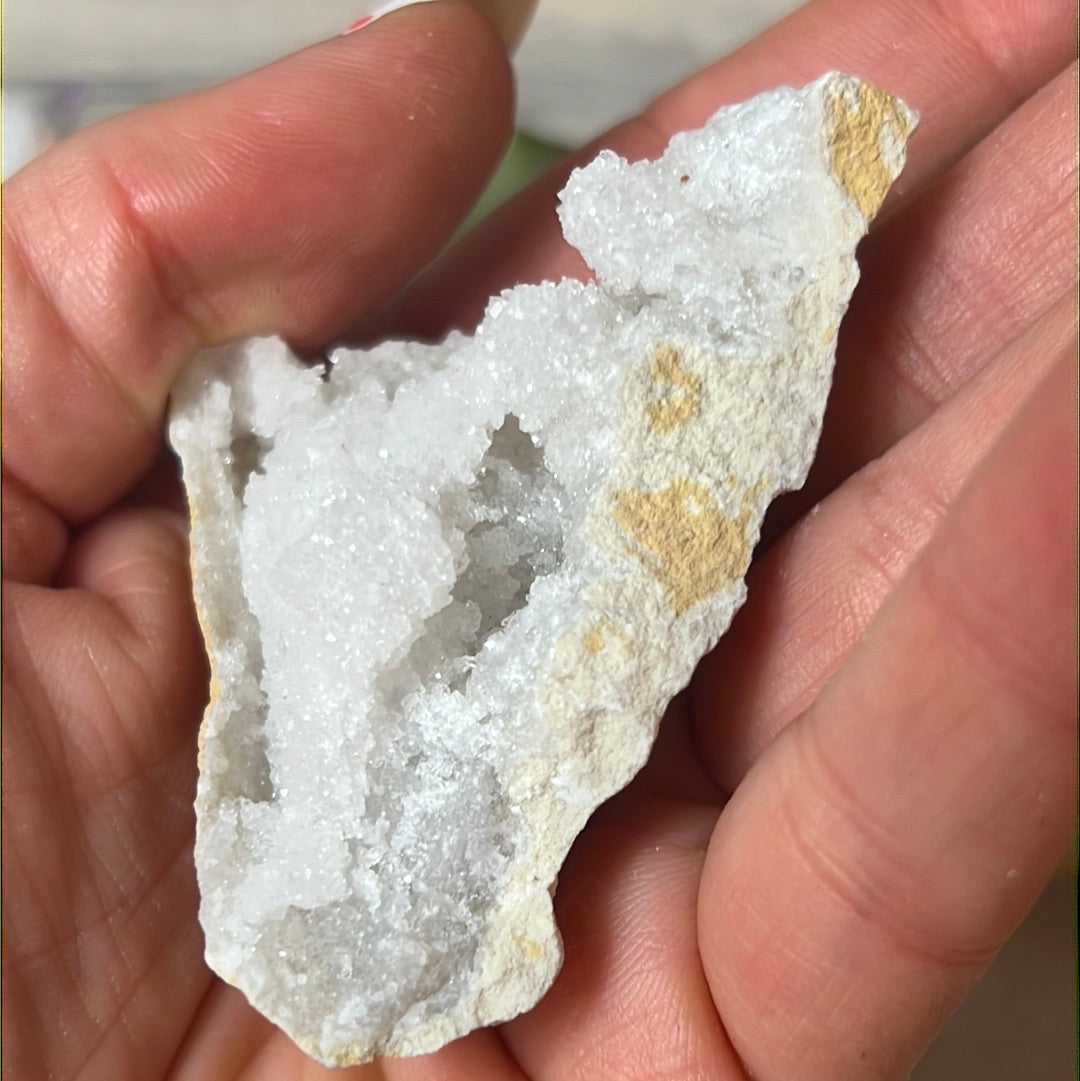 Snow Quartz Druzy specimen