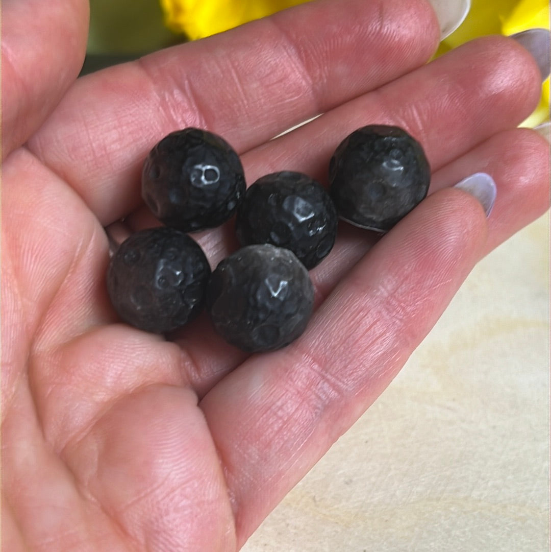 Mini Obsidian Planet Moon Sphere