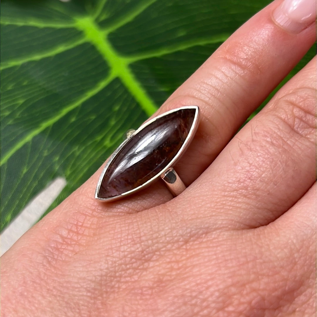 Super Seven 925 Silver Ring -  Size J 1/2