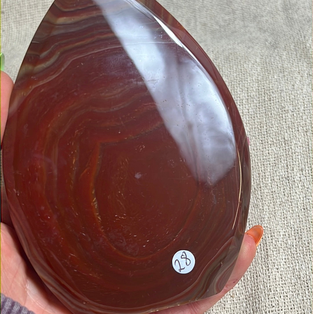 Carnelian Freeform Flame