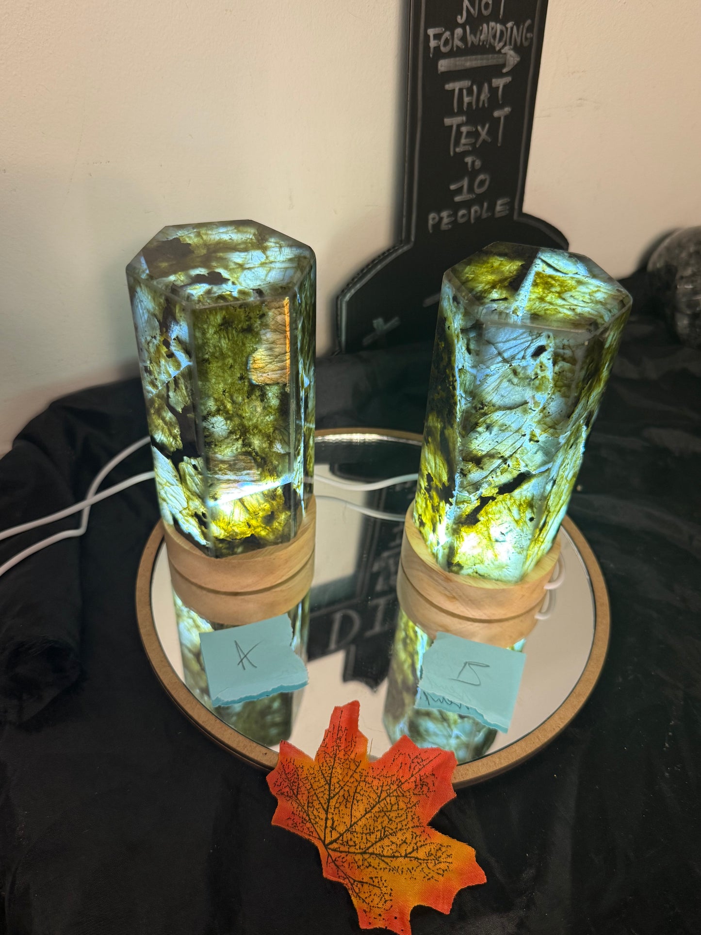 Lab Labradorite Lamp