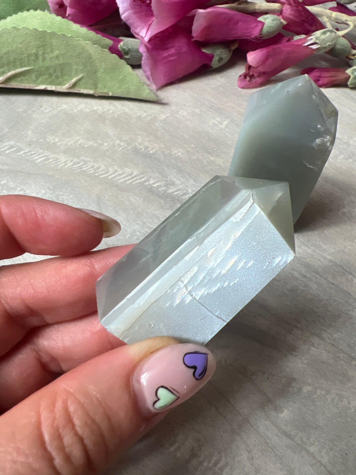 Sage Green Moonstone tower point