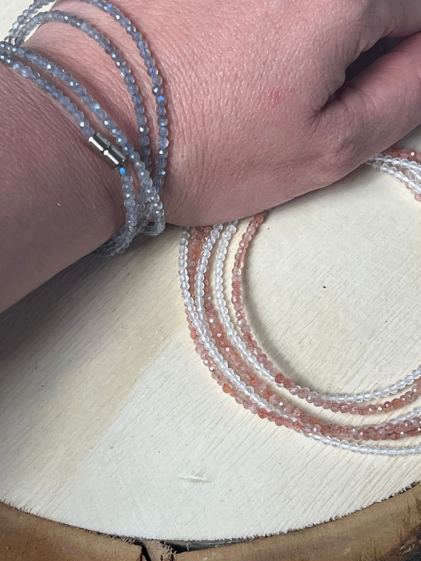 2mm Magnetic Wrap - Bracelet / Anklet / Necklace combo (triple wrap)