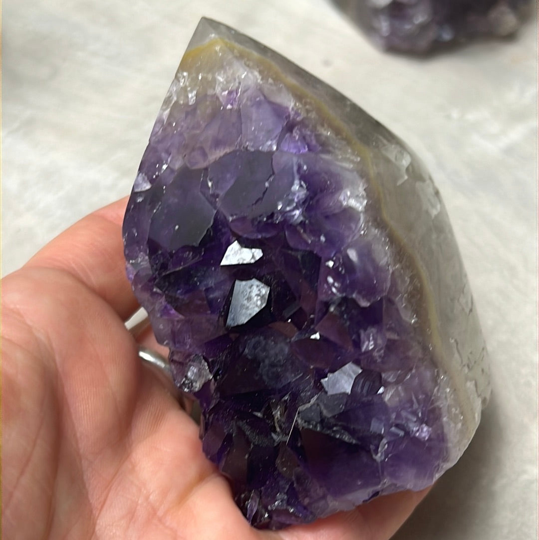 A Amethyst Agate Tower Points