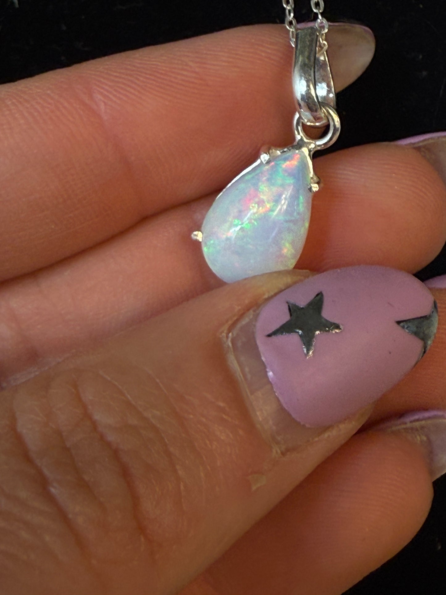 Ethiopian Opal 925 Sterling Pendant