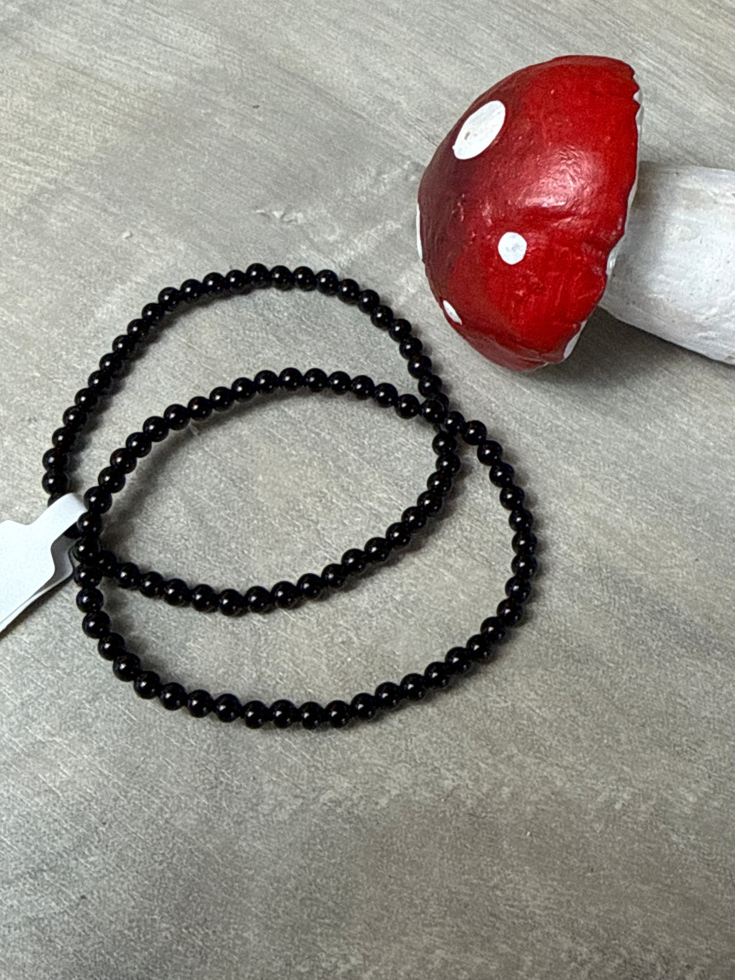 Black Tourmaline Bracelet - 4mm